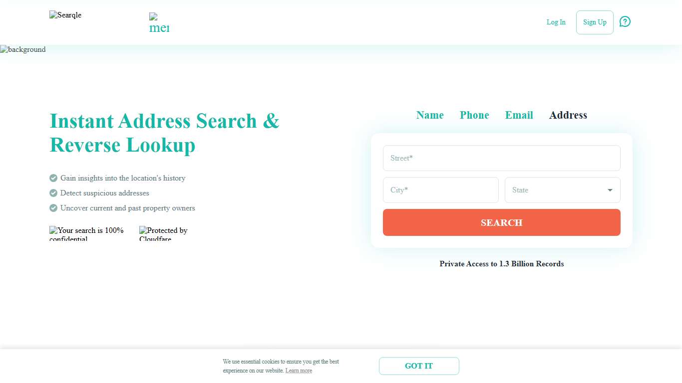 Reverse Address Lookup – Search by U.S. addresses Searqle